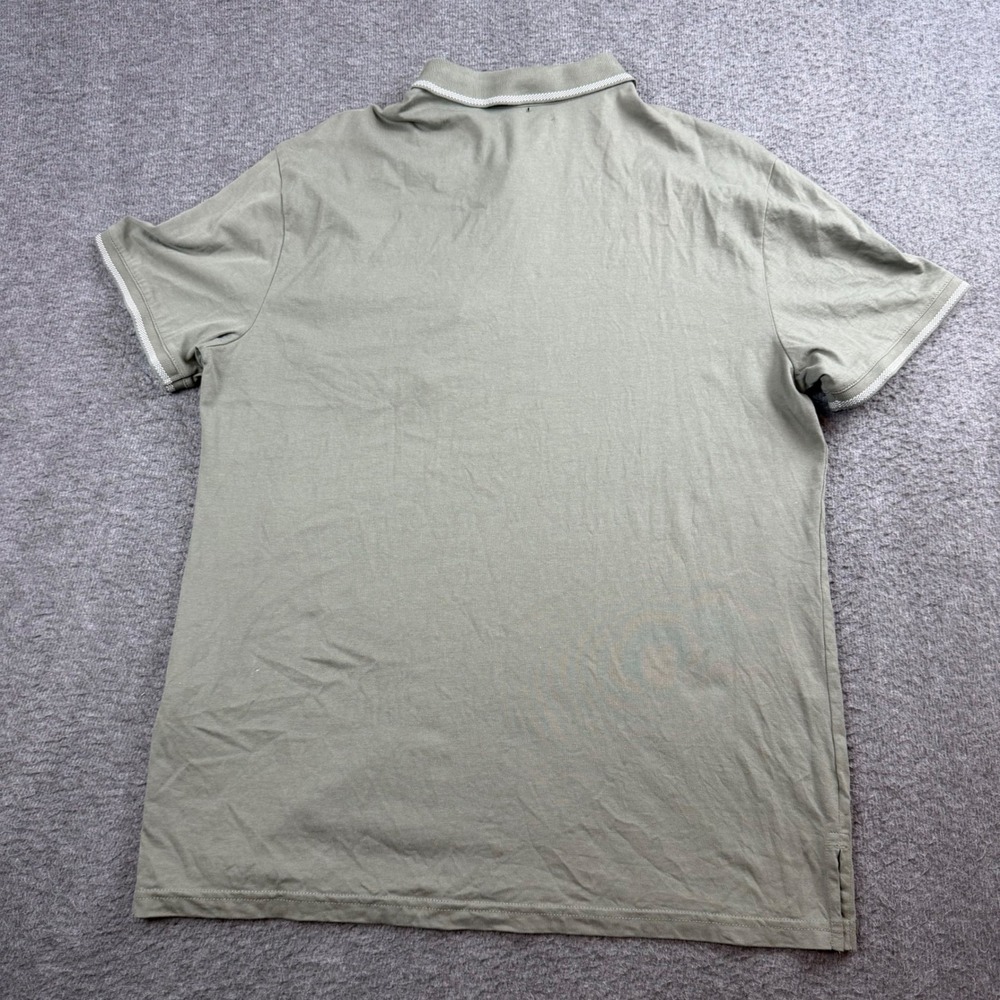 Apt 9 Polo Shirt Men's Large Olive Green Cotton Short Sleeve Pocket MA51K104RS1 - Picture 9 of 9